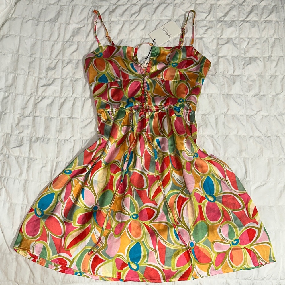 Promesa Colorful Floral Mini Dress